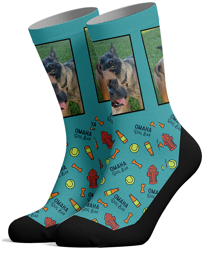 Full Crew Custom Pup Socks