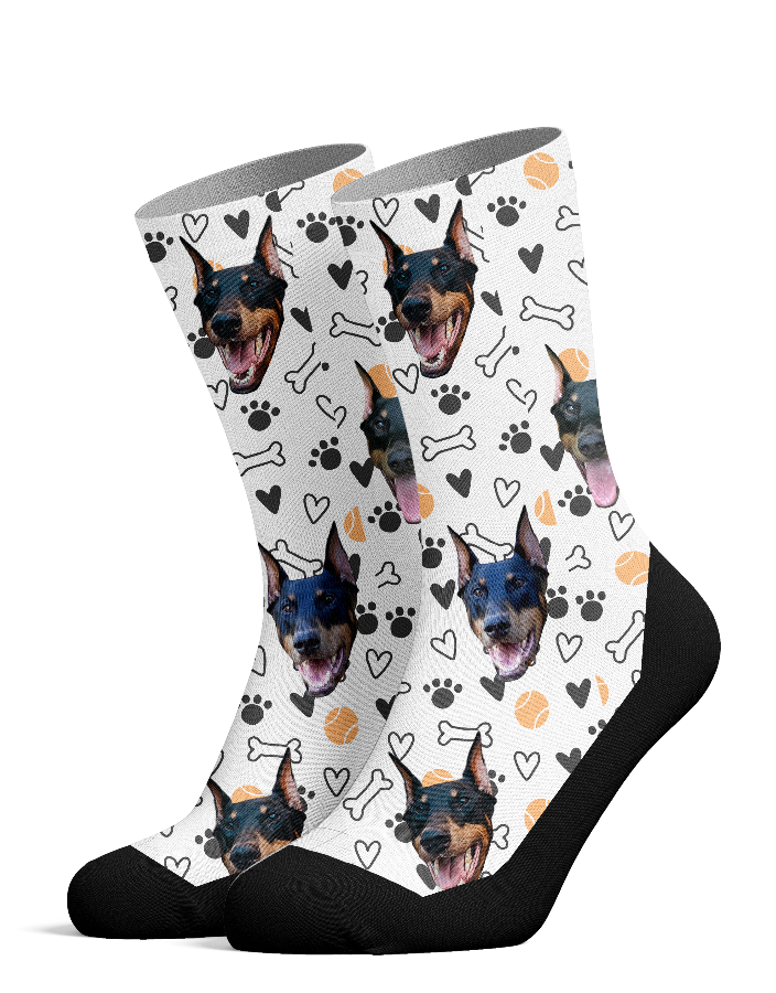 Custom sales pup socks