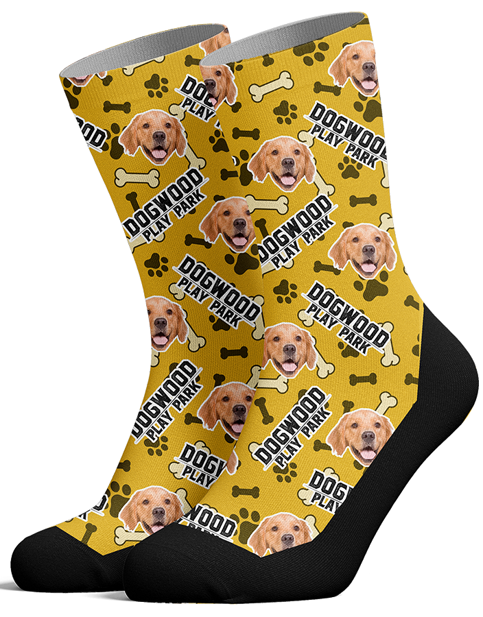 DWPP- Repeated Pattern Custom Pup Socks