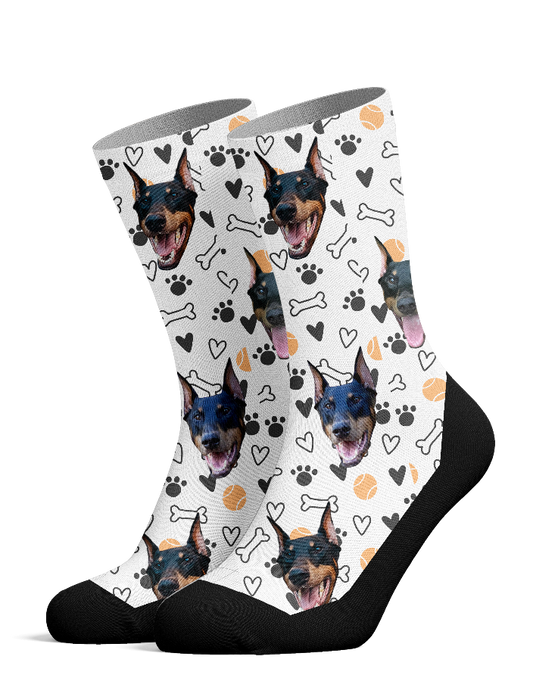 Custom Pup Socks.